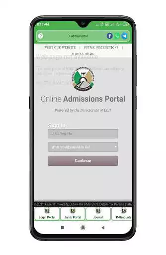 Play Fudma Portal - Federal University Dutsin-Ma as an online game Fudma Portal - Federal University Dutsin-Ma with UptoPlay
