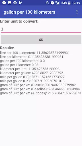 Play Fuel Consumption Converter