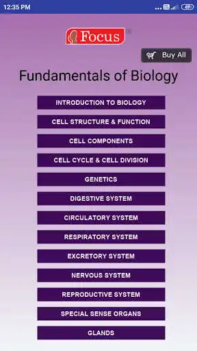 Play Fundamentals of Biology as an online game Fundamentals of Biology with UptoPlay