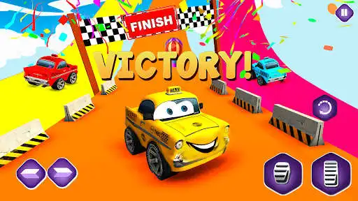 Play Fun Kids Car Stunts: Car Games as an online game Fun Kids Car Stunts: Car Games with UptoPlay