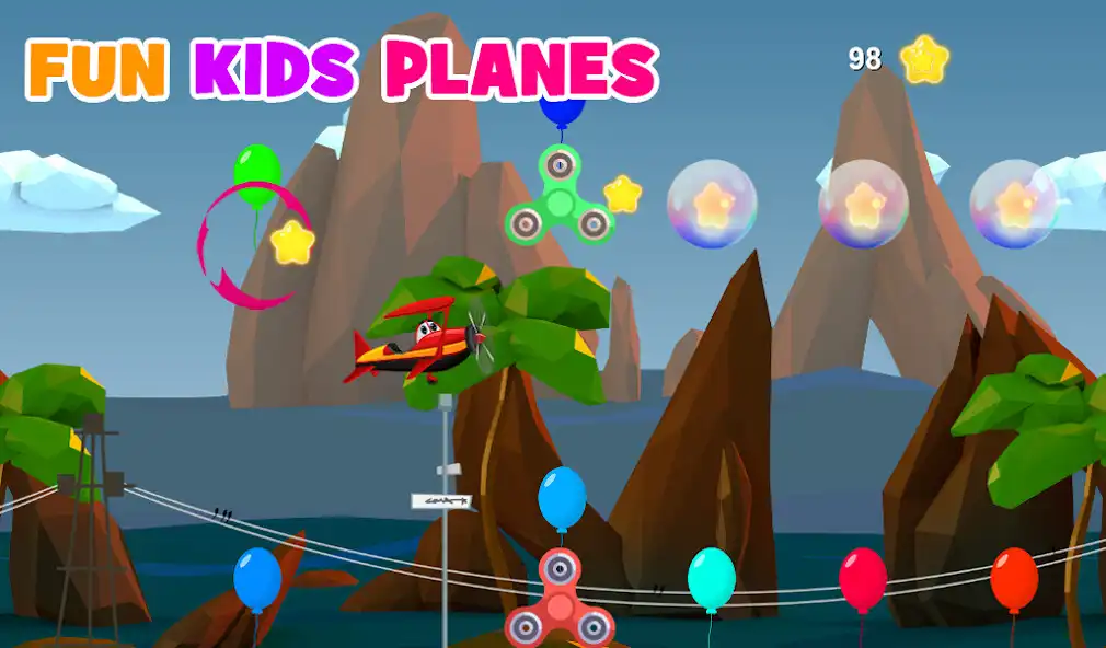 Play Fun Kids Planes Game  and enjoy Fun Kids Planes Game with UptoPlay