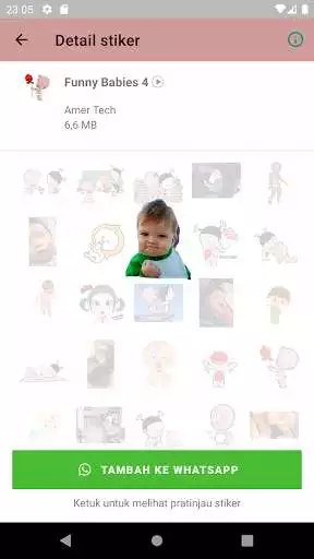 Play Funny Babies Stickers Animated - wastickerapp new as an online game Funny Babies Stickers Animated - wastickerapp new with UptoPlay