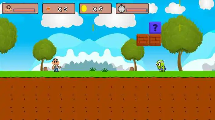 Play funny kid in adventure