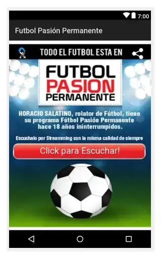 Play Futbol Pasion Permanente  and enjoy Futbol Pasion Permanente with UptoPlay