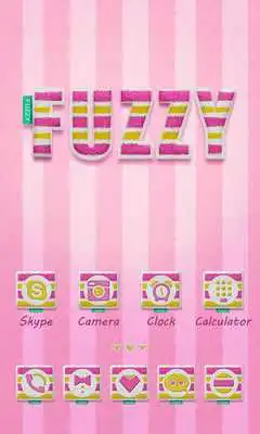 Play Fuzzy GO Launcher Theme