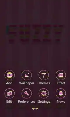 Play Fuzzy GO Launcher Theme