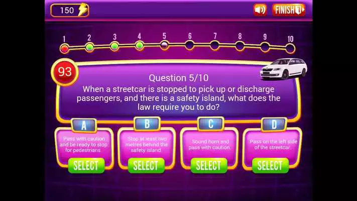 Play G1 Road Rules Quiz