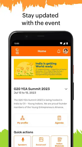 Play G20 YEA India as an online game G20 YEA India with UptoPlay