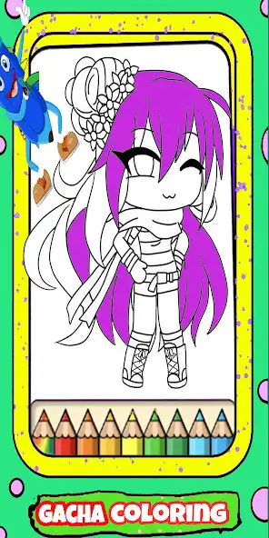 Play Gacha Life Coloring book  and enjoy Gacha Life Coloring book with UptoPlay