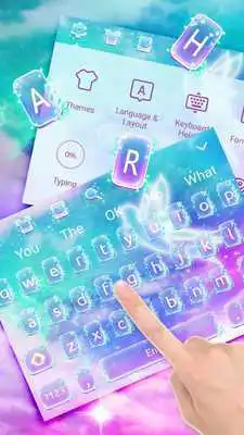 Play Galaxy Beauty Elf Keyboard Theme