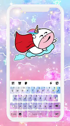 Play Galaxy Glitter Clouds Keyboard Background  and enjoy Galaxy Glitter Clouds Keyboard Background with UptoPlay