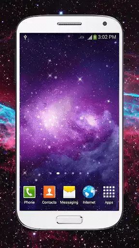 Play Galaxy Live Wallpaper as an online game Galaxy Live Wallpaper with UptoPlay