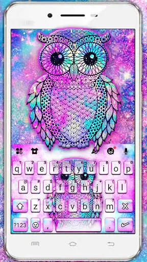 Play Galaxy Owl Keyboard Theme  and enjoy Galaxy Owl Keyboard Theme with UptoPlay