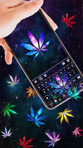 Play Galaxy Weed Gravity Keyboard Background  and enjoy Galaxy Weed Gravity Keyboard Background with UptoPlay