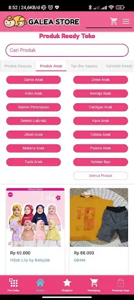 Play Galea Store : Aplikasi Order as an online game Galea Store : Aplikasi Order with UptoPlay