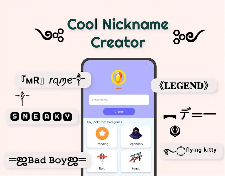 Play Gamer Nickname Creator  and enjoy Gamer Nickname Creator with UptoPlay