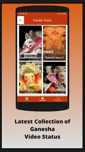 Play Ganesha Lyrical Video Status as an online game Ganesha Lyrical Video Status with UptoPlay