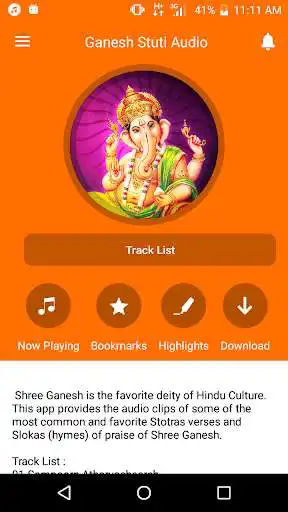 Play APK Ganesh Stuti Audio  and enjoy Ganesh Stuti Audio with UptoPlay com.sonicoctaves.ganesh_stuti_free