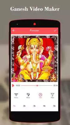 Play Ganesh Video Maker With song