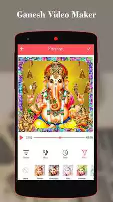 Play Ganesh Video Maker With song