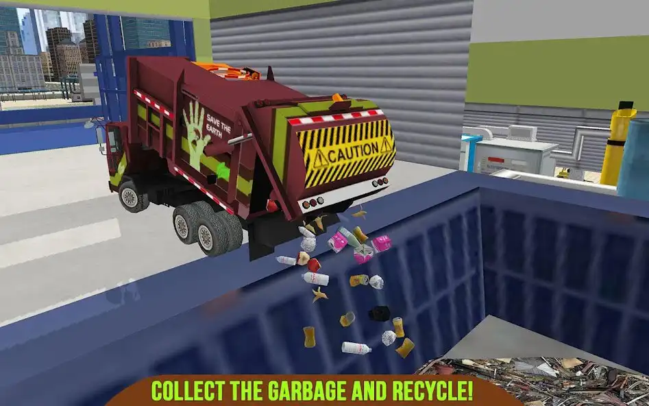 Play Garbage Truck  Recycling SIM as an online game Garbage Truck  Recycling SIM with UptoPlay