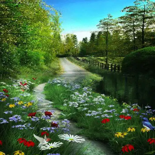 Play Garden Way Live Wallpaper APK