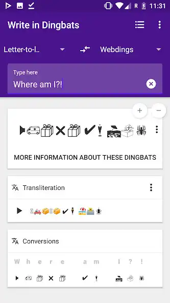 Play Gaster Dingbats: Wingdings tra as an online game Gaster Dingbats: Wingdings tra with UptoPlay