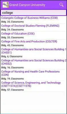 Play GCU Campus Map