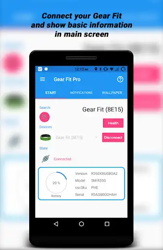 Play Gear Fit Pro Lite - (for Gear-Fit 1)  and enjoy Gear Fit Pro Lite - (for Gear-Fit 1) with UptoPlay