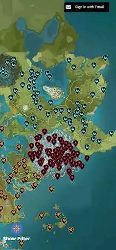 Play Genshin Impact Map - Interactive Map  and enjoy Genshin Impact Map - Interactive Map with UptoPlay