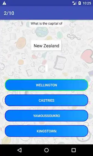 Play Geography Callenge: quiz game as an online game Geography Callenge: quiz game with UptoPlay