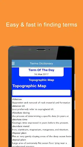 Play Geology Terms Dictionary  and enjoy Geology Terms Dictionary with UptoPlay