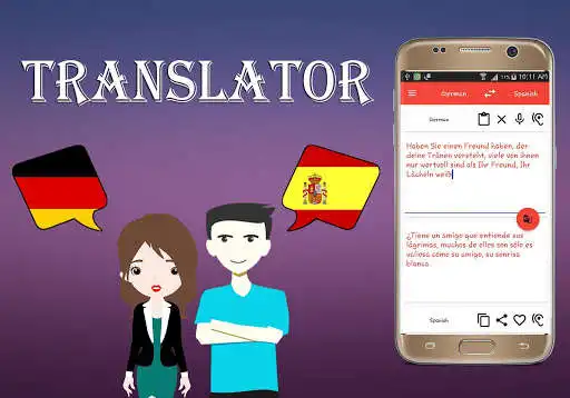 Play German To Spanish Translator