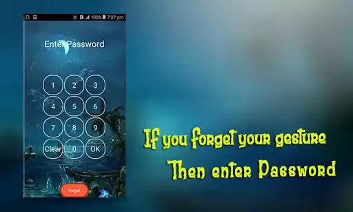 Play Gesture Lock Screen as an online game Gesture Lock Screen with UptoPlay