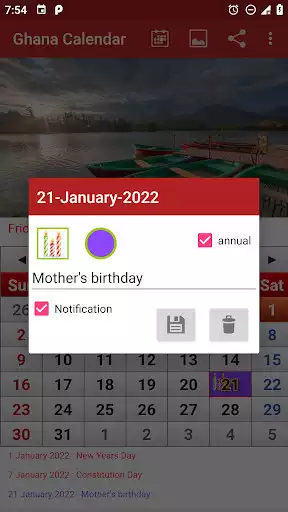 Play Ghana Calendar 2022 as an online game Ghana Calendar 2022 with UptoPlay