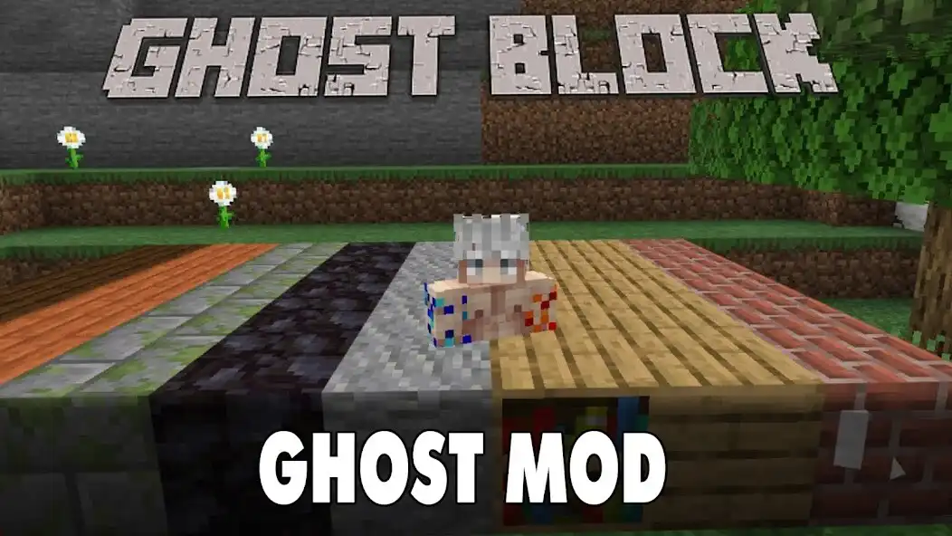 Play Ghost Block Mod Minecraft PE as an online game Ghost Block Mod Minecraft PE with UptoPlay