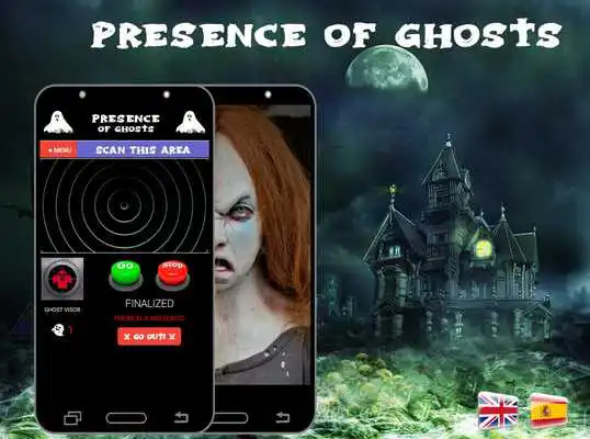 Play Ghost Detector and frightening presences.