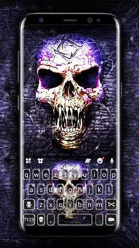 Play Ghost Skull Wall Keyboard Theme  and enjoy Ghost Skull Wall Keyboard Theme with UptoPlay