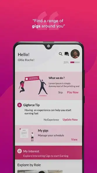 Play Gigforce: Flexible work and Learning App (Beta)  and enjoy Gigforce: Flexible work and Learning App (Beta) with UptoPlay