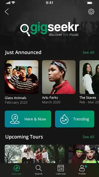 Play gigseekr: Live Music Discovery  and enjoy gigseekr: Live Music Discovery with UptoPlay