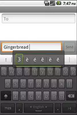 Play Gingerbread SenseMod Keyboard