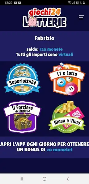 Play Giochi24lotterie  and enjoy Giochi24lotterie with UptoPlay