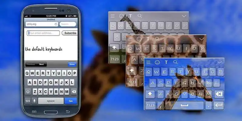 Play Giraffe Keyboard Theme