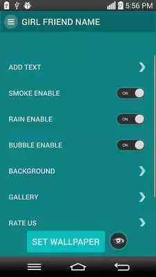 Play GirlFriend Name Live Wallpaper
