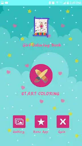 Play Girls Coloring Pages For Kids as an online game Girls Coloring Pages For Kids with UptoPlay