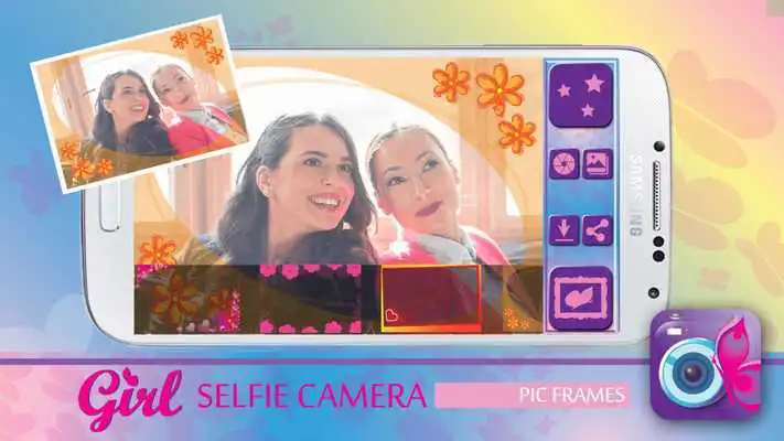 Play Girl Selfie Camera Pic Frames