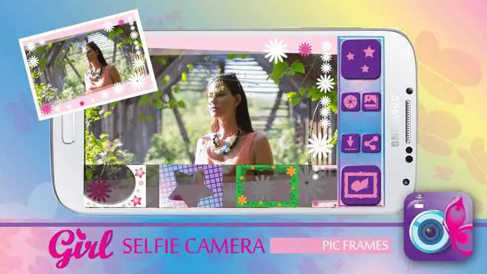 Play Girl Selfie Camera Pic Frames