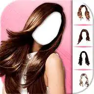 Free play online Girls Hairstyles Photo Montage  APK