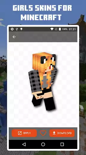 Play Girls Skins for Minecraft as an online game Girls Skins for Minecraft with UptoPlay