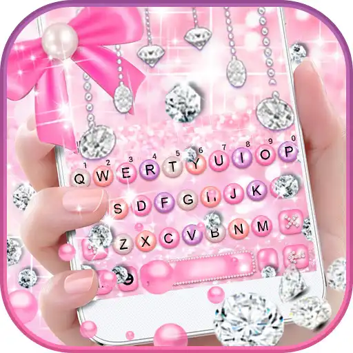 Play Girly Pink Pearl Keyboard Theme APK